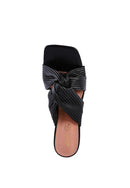 BATTLE EX KNOT STRAP SLIDE SANDALS - SELFTRITSS   