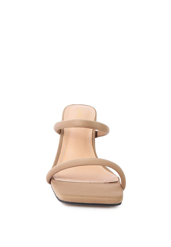 Downtown Experiment Heel Slide Sandals - SELFTRITSS