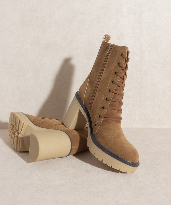 OASIS SOCIETY Jenna - Platform Military Boots - SELFTRITSS   