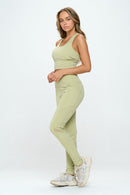 Women's Two Piece Activewear Set Cut Out Detail - SELFTRITSS   