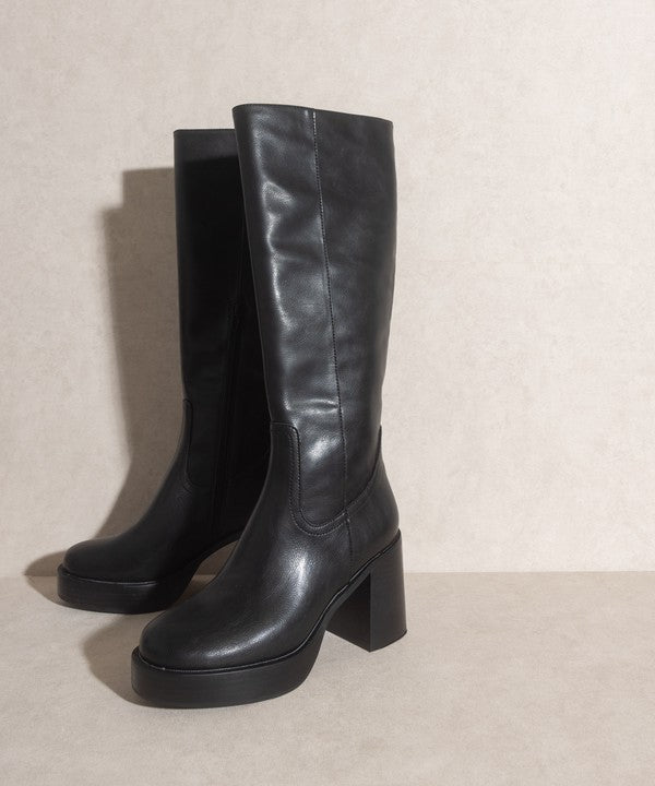 Oasis Society Juniper - Platform Knee-High Boots - SELFTRITSS   