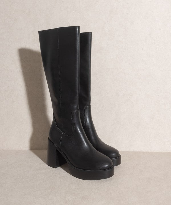 Oasis Society Juniper - Platform Knee-High Boots - SELFTRITSS   