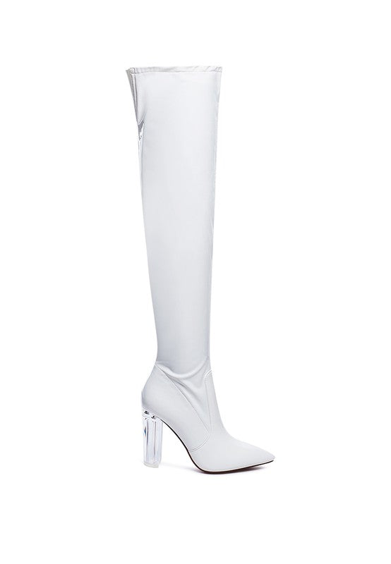 Noire Thigh High Long Boots - SELFTRITSS