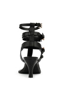 NEREID Kitten Heel Cut Out Gladiator Sandals - SELFTRITSS   