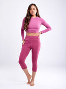 Long-Sleeve Crop Top - SELFTRITSS