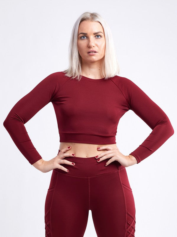 Long-Sleeve Crop Top - SELFTRITSS