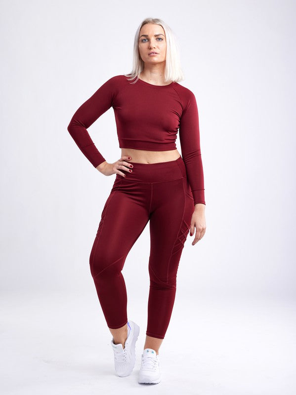 Long-Sleeve Crop Top - SELFTRITSS