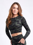 Long-Sleeve Crop Top - SELFTRITSS