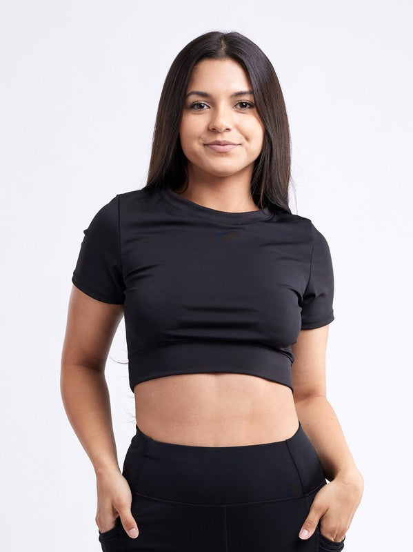 Short-Sleeve Crop Top - SELFTRITSS