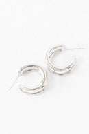 Duple Hoop Earrings - SELFTRITSS   