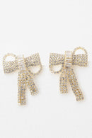 Crystal Bow Earrings - SELFTRITSS   