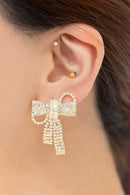 Crystal Bow Earrings - SELFTRITSS   