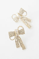 Crystal Bow Earrings - SELFTRITSS   