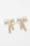 Crystal Bow Earrings - SELFTRITSS   