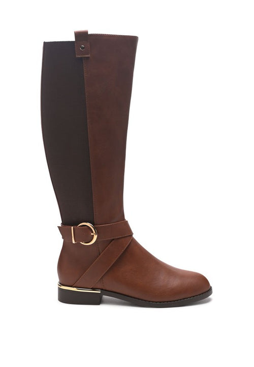 Women's Vegan Leather Riding Boots