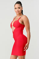 Red Rose  Dress - SELFTRITSS   