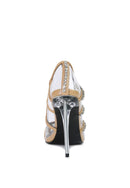 Diamante Clear High Heel Cage Pumps - SELFTRITSS   