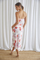 Floral Midi Cowl Neck Slip Dress - SELFTRITSS