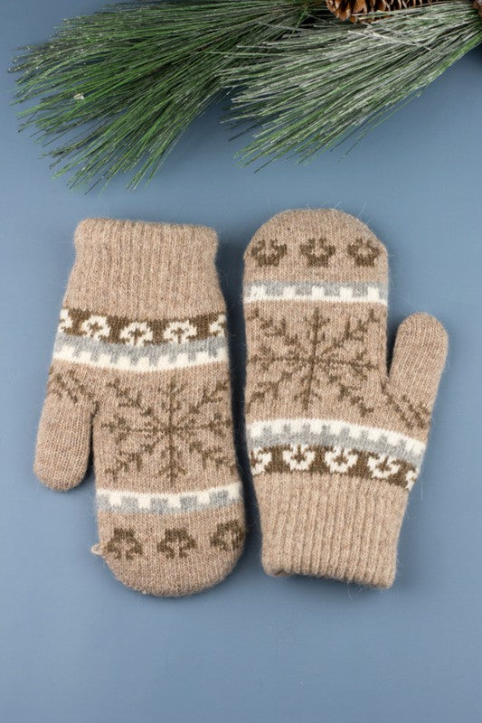 Nordic Snowflake  Mittens - SELFTRITSS   