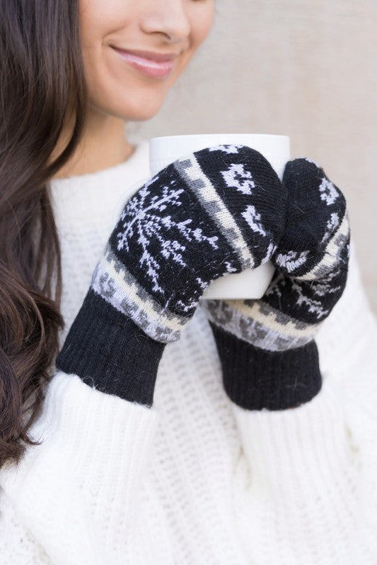 Nordic Snowflake  Mittens - SELFTRITSS   