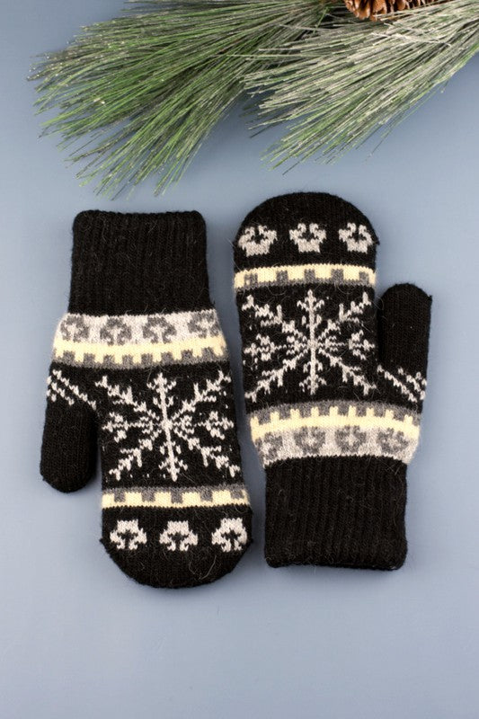 Nordic Snowflake  Mittens - SELFTRITSS   