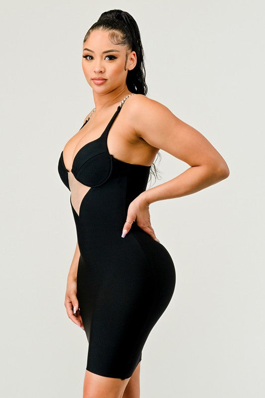 ATHINA HOLIDAY SEXY BANDAGE DRESS - SELFTRITSS