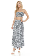 Women's Floral Skirt and TOP Set - SELFTRITSS   