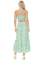 Women's Floral Skirt and TOP Set - SELFTRITSS   