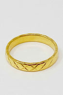 Gold Quilted Ring - SELFTRITSS   