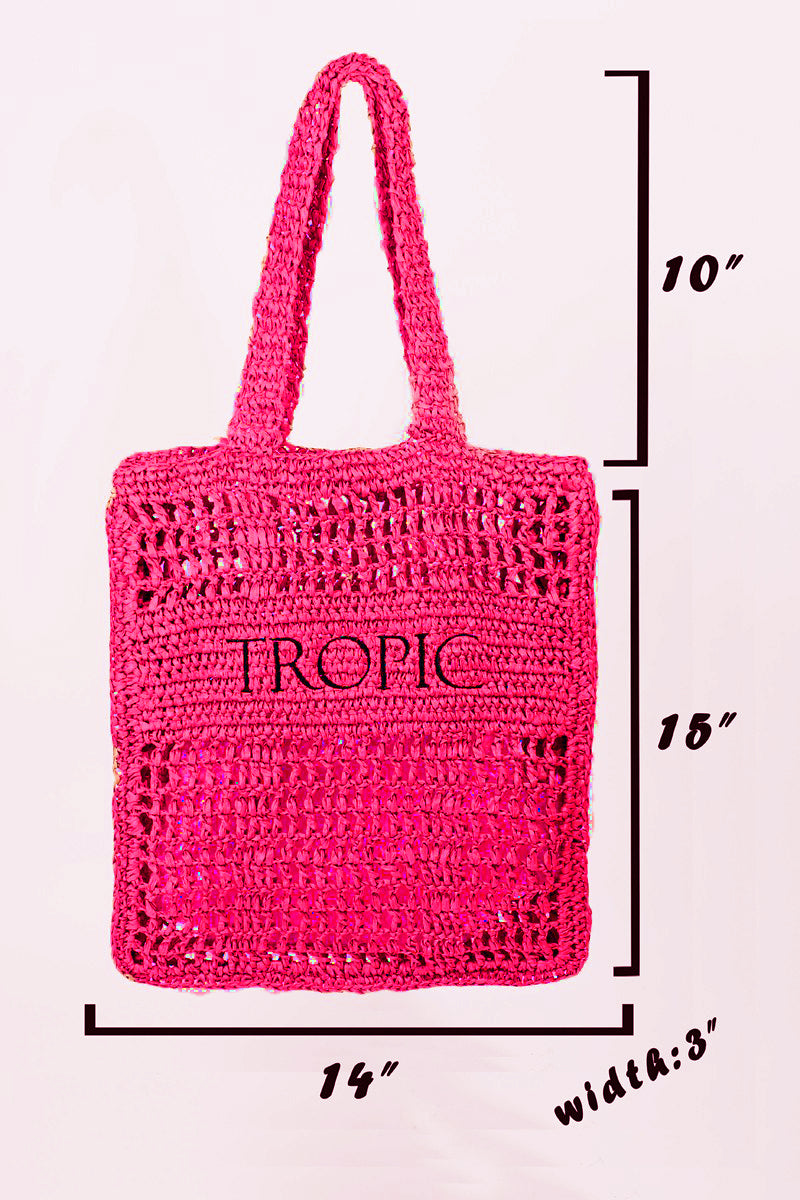 Cutout Graphic Tote Bag - SELFTRITSS   