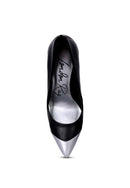 Cidra Silver Dip Stiletto Heels - SELFTRITSS