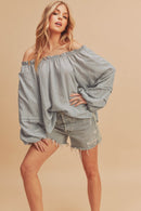 Evie Off shoulder Top - SELFTRITSS   