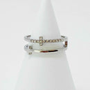 Forever Double Cross Ring - SELFTRITSS   