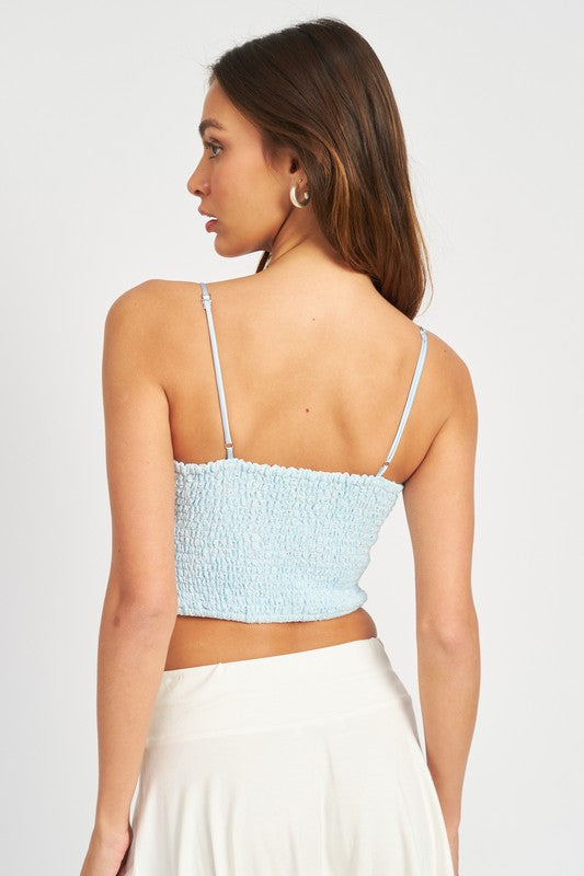 LACE CAMI BRALETTE TOP - SELFTRITSS