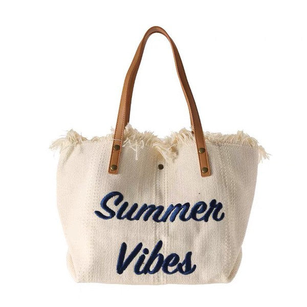 Summer Vibes Tote Handbag Purse Beach Totes - SELFTRITSS   