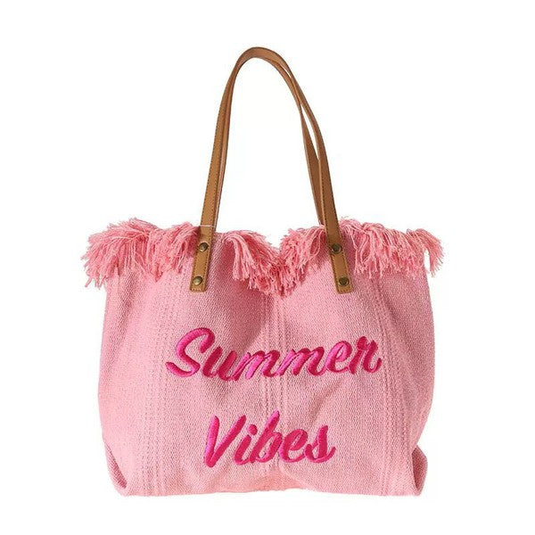 Summer Vibes Tote Handbag Purse Beach Totes - SELFTRITSS   