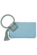 Canvas Cuff Handle Tassel Wristlet Clutch - SELFTRITSS   