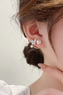 Front and back pearl stud and butterfly ear jacket - SELFTRITSS   