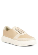 Kjaer Dual Tone Leather Sneakers - SELFTRITSS   