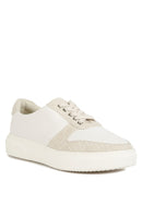 Kjaer Dual Tone Leather Sneakers - SELFTRITSS   