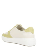 Kjaer Dual Tone Leather Sneakers - SELFTRITSS   