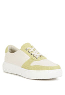 Kjaer Dual Tone Leather Sneakers - SELFTRITSS   