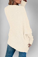 Cream Long Sleeve Plus Size Cardigan