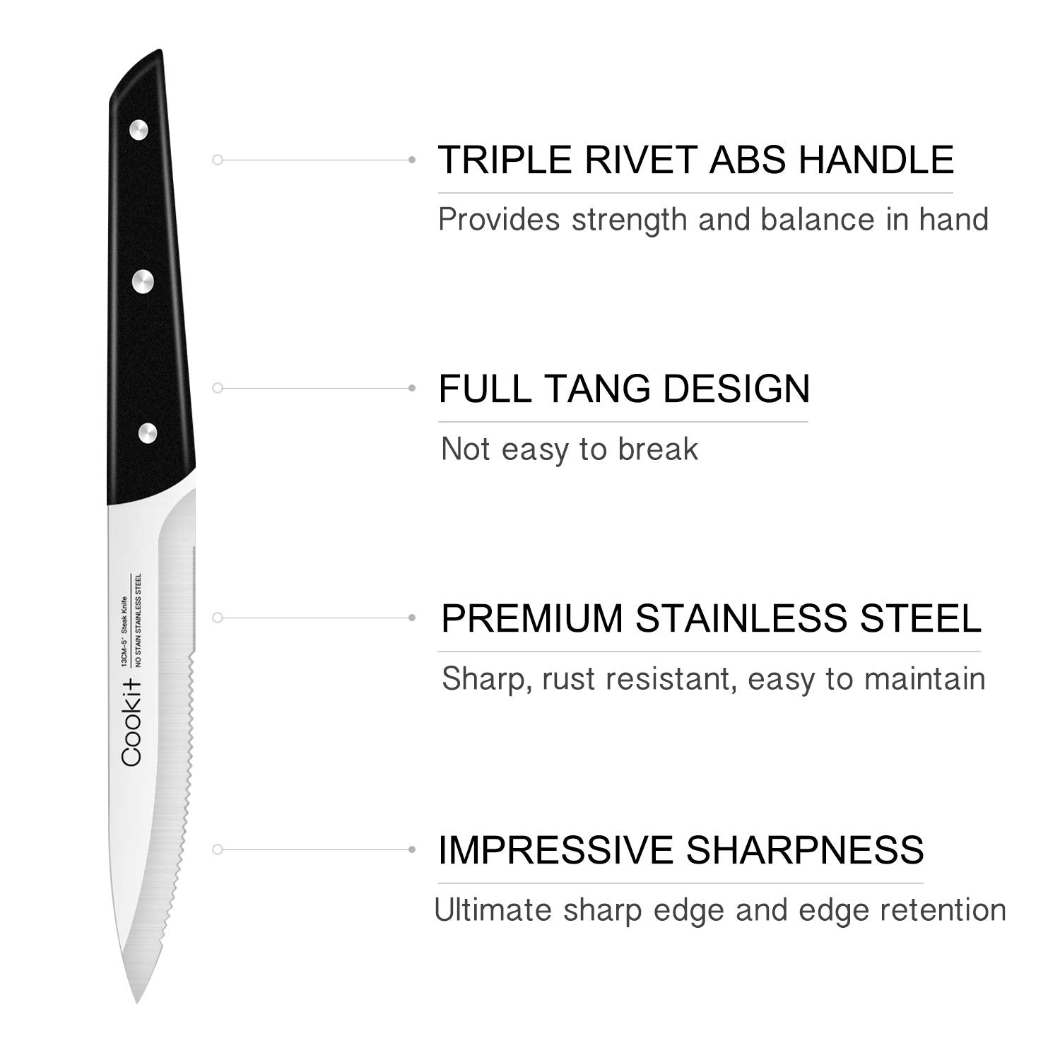 8Pcs Steak Knife Set - SELFTRITSS