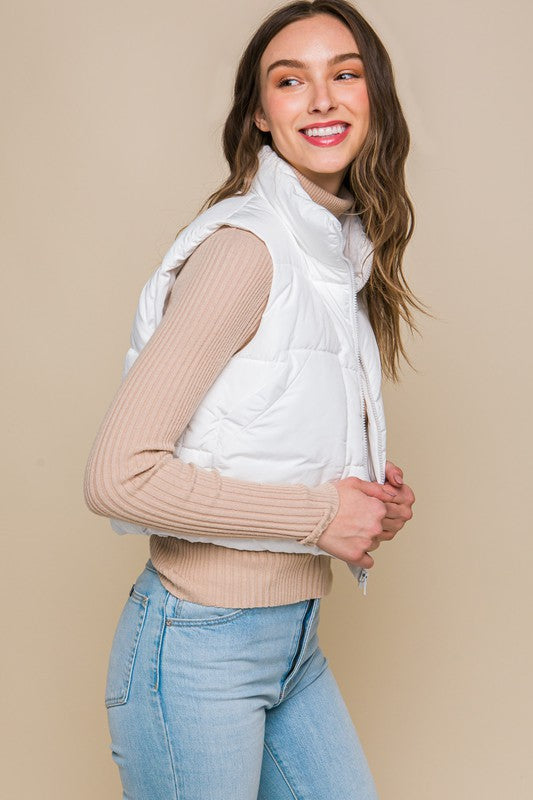 Puffer Vest With Pockets - SELFTRITSS   