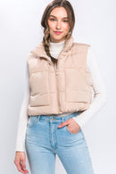 Puffer Vest With Pockets - SELFTRITSS   