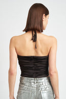 ROSETTE HALTER TUBE TOP - SELFTRITSS   