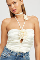 ROSETTE HALTER TUBE TOP - SELFTRITSS   