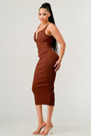 IT FEELS LIKE FALL MIDI DRESS - SELFTRITSS