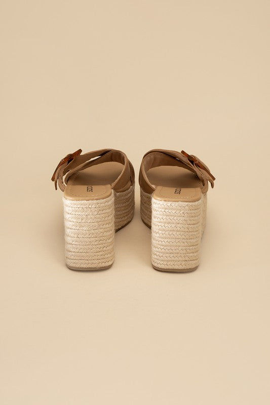 Manta Espadrille Platform Slides - SELFTRITSS   